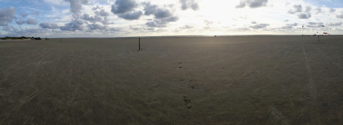 Kite Buggy Strand auf Fanö